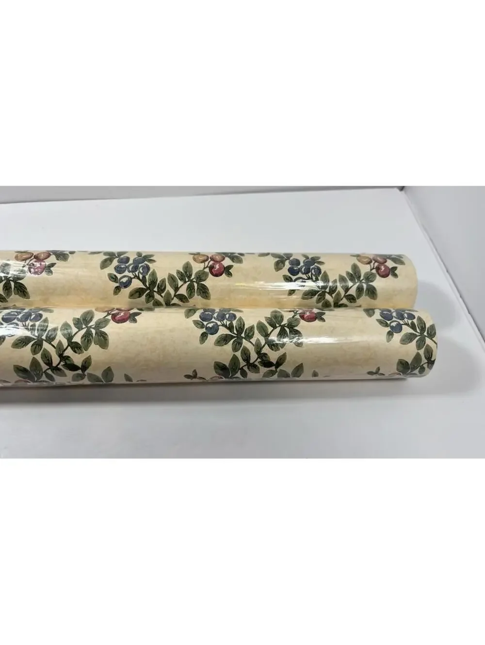 Set Of 2 VTG Grande Living Pre Pasted Floral Wallpaper 56.37 Sq Ft